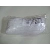 Gants d’inspection en coton mince, couleur blanche, grandeur pour hommes.