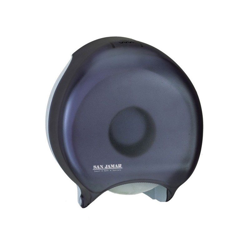 Distributor for jumbo size toilet paper.