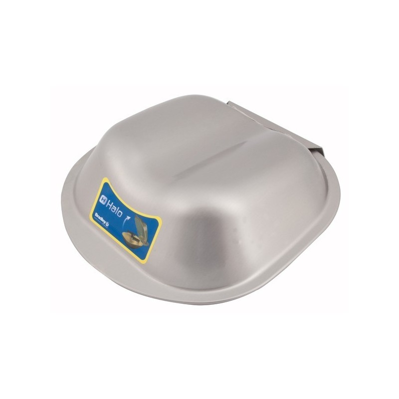Couvercle pare-poussière en acier inoxydable pour douches oculaires ou faciales Halo par Bradley.