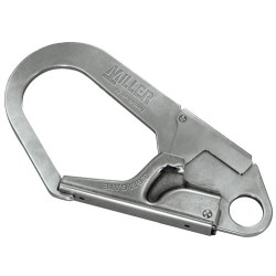 Longe autorétractable 6 pi, Turbo Light de Miller, 1 po X 6 pi, pochette d’absorbeur d’énergie, mousqueton échafaudage, type 1.