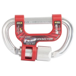 Longes autorétractables de 9 pi Turbo Light de Miller, pochette d’absorbeur d’énergie, type 1, mousquetons pour échafaudages.