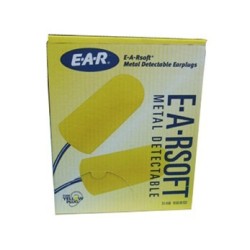 Earplug EARSOFT detectable with cord, 33 db bt/200