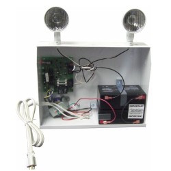 Emergency light unit 12 V 160 W with 2 spotlights