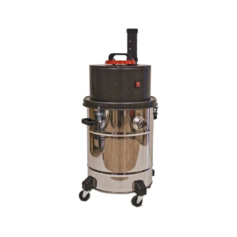 HEPA industrial vacuum 12 gal. for wet and dry recovery. Including HEPA filter and polyester main filter.