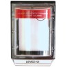 Water-resistant cover for manual fire alarm pull station