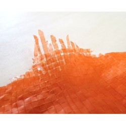 Orange tarp roll, 3 mil., 12 feet X 100 feet, for asbestos removal.