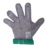 Ambidextrous cut-resistant A9, UL-listed stainless steel metal mesh glove. FDA approved for food handling. Sold individually.