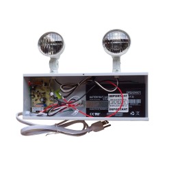 Emergency light unit 6 V 36 W with 2 spotlights