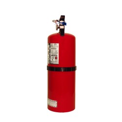 Portable fire extinguisher with powder, 20 lbs, type ABC, ULC 10A-120 BC, with wall hook.