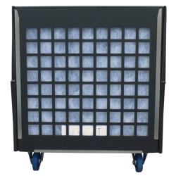 BULLDOG deluxe portable air scrubber with airflow of 1300 or 2000 cfm. Ideal for asbestos abatement & decontamination workzone