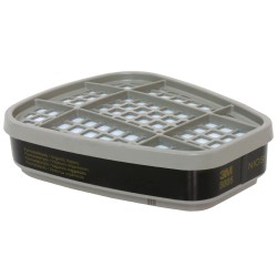 Cartouche contre formaldéhyde & vapeurs organiques pour protection respiratoire séries 6000, 7000 & FF-400. Vendu à la paire