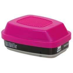 3M approved organic vapours combined cartridge for half & full face piece respirators series 6000, 7000 & FF-400. Sold in pairs.