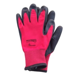 Dexterity winter glove with PVC coating dipped