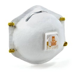 Masque de protection respiratoire 8511 avec valve de 3M, N95. Efficace contre les particules solides et liquides sans huile.