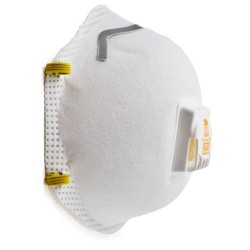 3M N95 NIOSH approved particulate respirator with Cool FlowTM valve. Protects from solids and non-oil based liquids particles.