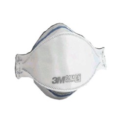 3M N95 NIOSH 42 CFR 84 approved particulate respirator. Model 9210+. Protects from solids and non-oil based liquids particles