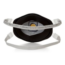 Masque de protection respiratoire ignifuge avec soupape Cool FlowTM de 3M, N95. Résistant aux particules huileuses.