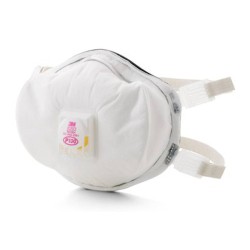 3M P100 NIOSH approved particulate respirator with a Cool FlowTM valve. Protects from oil based and some hazardous particles.