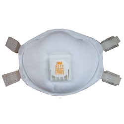 3M N95 NIOSH approved fireproof particulate respirator with Cool FlowTM valve. Protects from everything but ozone.