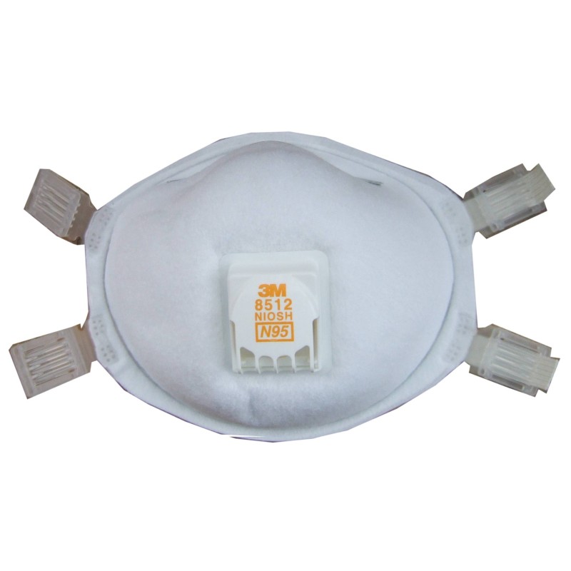 Masque de protection respiratoire ignifuge pour soudeur avec soupape Cool FlowTM de 3M, certifié N95. Étanche et confortable.
