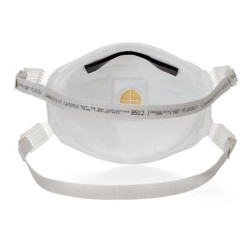 Masque de protection respiratoire ignifuge pour soudeur avec soupape Cool FlowTM de 3M, certifié N95. Étanche et confortable.