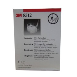Masque de protection respiratoire ignifuge pour soudeur avec soupape Cool FlowTM de 3M, certifié N95. Étanche et confortable.