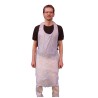 Polyethylene apron 1 mil 46 X 28  pq/100 units