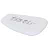 Filtre P95 fait pour le dispositif de retenu 501 de 3M qui se rattache à une cartouche série 6000. Vendu à la paire. 10/boite.