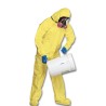 TYCHEM 2000 disposable yellow coverall with hood and boot covers, sold individually