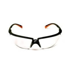 3M Privo protective eyewear with anti-fog treated clear polycarbonate lens. Offers balance between comfort, protection & fashion