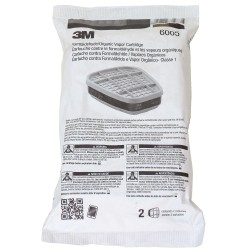 Cartouche contre formaldéhyde & vapeurs organiques pour protection respiratoire séries 6000, 7000 & FF-400. Vendu à la paire
