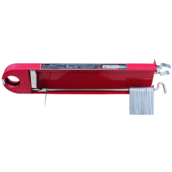 Horizontal reel for fire hose of 75 ft and 100 ft