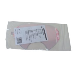 3M clear faceshield sticker cover compatible with 3M 6000 series full facepiece respirators.