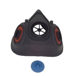 3M spare rubber exhalation valve compatible with 3M 6000 series half and full facepiece respirators.