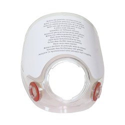 Écran clair de rechange pour masque complet de protection respiratoire de la série 6000 de 3M.