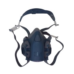3M 7500 series NIOSH approved respirator. Lightweight and comfortable. Filter & cartridge not included. Small.