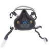 Demi-masque de protection respiratoire de série 7500 de 3M. Homologué NIOSH. Cartouche et filtre non-inclus. Moyen.
