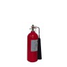 Portable fire extinguisher with CO2 5 lbs, type BC, ULC 10BC, with wall hook. Best for electrical fires.