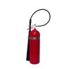 Portable fire extinguisher with CO2, 15 lbs, type BC, ULC 10BC, with wall hook. Best for electrical fires.