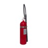 Portable fire extinguisher with CO2, 15 lbs, type BC, ULC 10BC, with wall hook. Best for electrical fires.