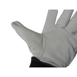 Cut-resistant goatskin gloves for TIG and MIG welding, with Kevlar lining