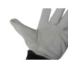 Cut-resistant goatskin gloves for TIG and MIG welding, with Kevlar lining