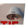Combined emergency "Exit" light with 2 spotlights.
