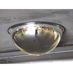 Hemispheric interior mirror 360 degre Ideal location: 4-way intersections.