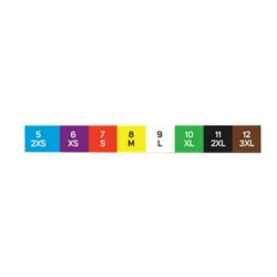 Gant ambidextre économique en tricot de coton et de polyester sans couture approuvé par l'ACIA. Taille: petit (7) à X-large (10)