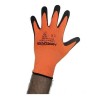 Horizon cost-effective 13-gauge nylon knit gloves with foam latex coating. Mechanical hazards level rating 2121.