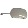 Acrylic rectangular convex mirror with adjustable arm, 160-degree field of view.