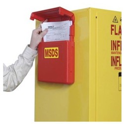 Boîte de rangement pour fiches signalétiques (MSDS)