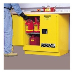 Armoire encastrable de 22 gallons US (83 L) pour liquides inflammables, certifiée FM, NFPA et OSHA. 