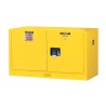 Wall-mounted flammable liquids storage cabinet, 17 US gallons (64 L), FM, NFPA and OSHA-approved.